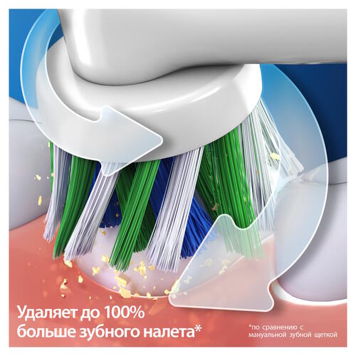 Купить Электрическая зубная щетка Braun Oral-B Vitality Pro D103.413.3 Protect X Clean Cross Action белый  5414410. Характеристики, отзывы и цены в Донецке
