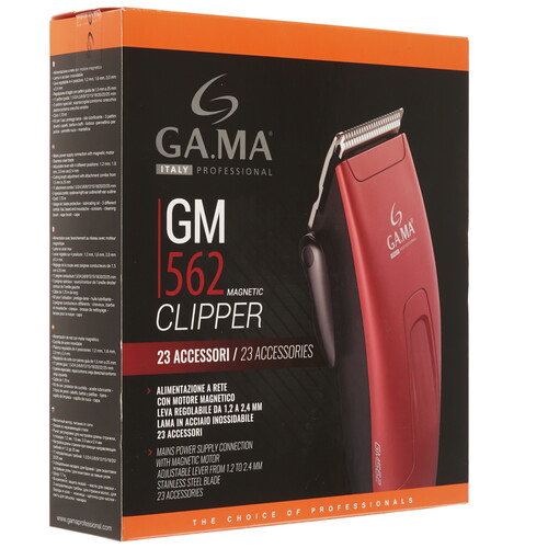Купить Машинка для стрижки Ga.Ma GM562.23 красный/черный  8142918. Характеристики, отзывы и цены в Донецке