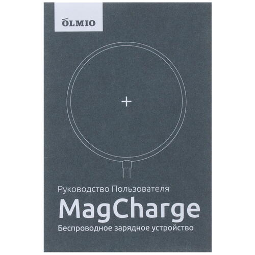 Купить Беспроводное зарядное устройство Olmio MagCharge черный  4854583. Характеристики, отзывы и цены в Донецке