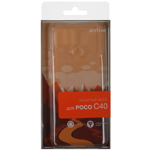 Купить Накладка  Aceline Silicone для POCO C40 прозрачный  5075049. Характеристики, отзывы и цены в Донецке