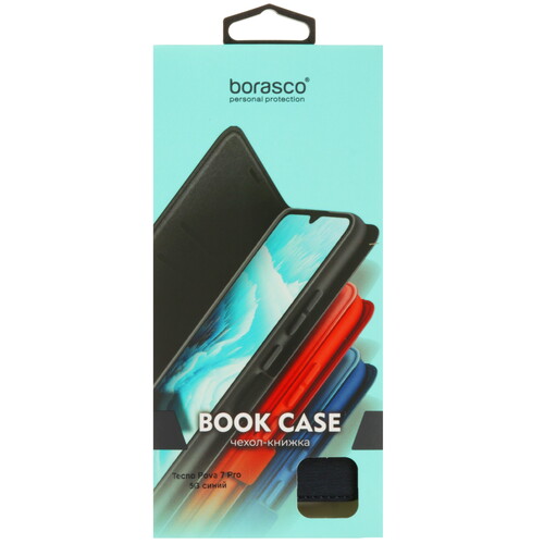 Купить Чехол-книжка  BoraSCO Book Case для Tecno POVA 7 Pro 5G синий  5640411. Характеристики, отзывы и цены в Донецке