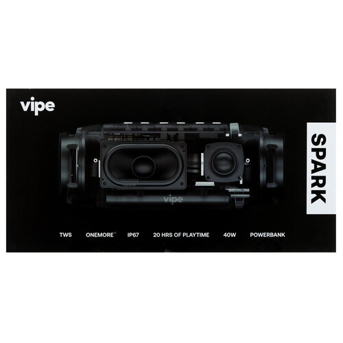 Купить Портативная колонка Vipe Spark, черный  5493858. Характеристики, отзывы и цены в Донецке