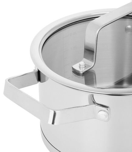 Купить Кастрюля SATOSHI Шато 822-266 2.5 л 18 см серебристый  9195517. Характеристики, отзывы и цены в Донецке