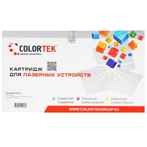 Купить Картридж лазерный Colortek Q5949X/Q7553X черный  5367138. Характеристики, отзывы и цены в Донецке