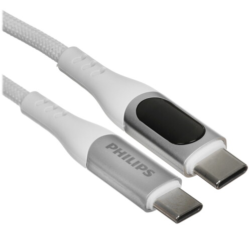 Купить Кабель круглый PHILIPS USB Type-C - USB Type-C белый 2 м  5492651. Характеристики, отзывы и цены в Донецке