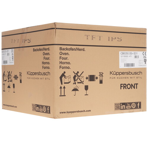 Купить Электрический духовой шкаф Kuppersbusch СB 6350.0 S7 черный  9256034. Характеристики, отзывы и цены в Донецке
