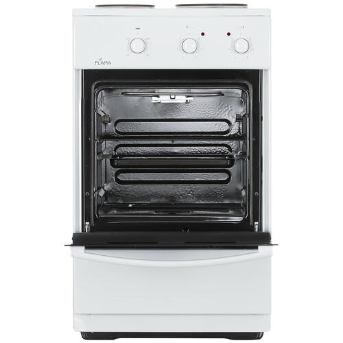 Купить Электрическая плита FLAMA CE 32011 W белый  9973269. Характеристики, отзывы и цены в Донецке