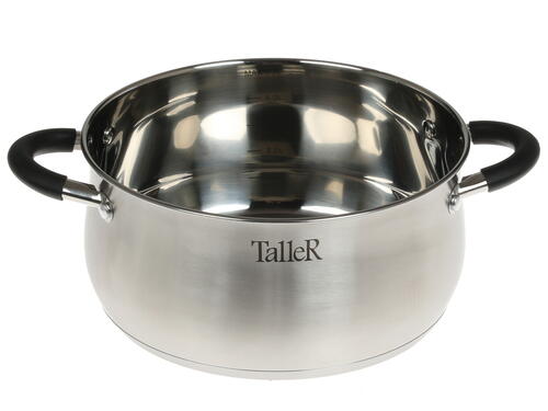 Купить Кастрюля Taller Шелборн TR-1046 5.2 л 24 см серебристый  1155151. Характеристики, отзывы и цены в Донецке