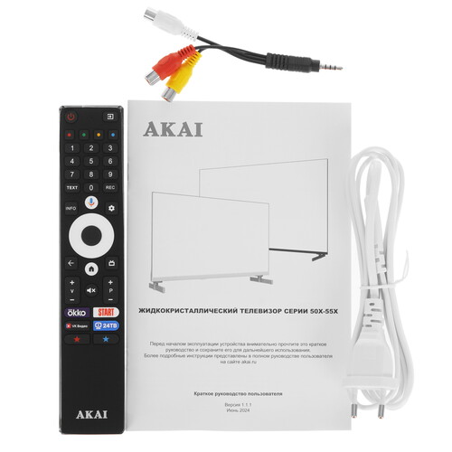Купить 24" (60 см) Телевизор Akai TA24BH502 белый  9262113. Характеристики, отзывы и цены в Донецке