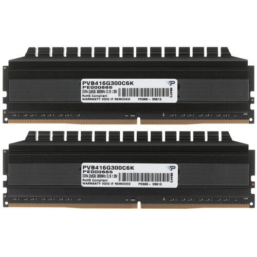 Купить Оперативная память Patriot Viper 4 Blackout [PVB416G300C6K] 16 ГБ  1639862. Характеристики, отзывы и цены в Донецке