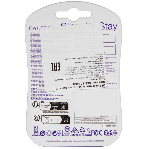 Купить Память USB Flash 64 ГБ Verbatim Nano [98711]  5485265. Характеристики, отзывы и цены в Донецке
