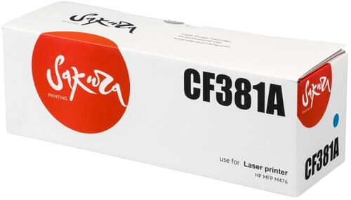 Купить Картридж лазерный SAKURA CF381A голубой  5363938. Характеристики, отзывы и цены в Донецке
