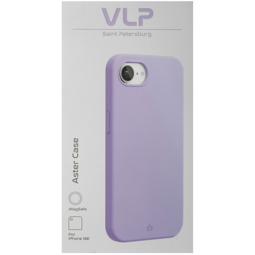 Купить Накладка  VLP Aster Case для Apple iPhone 16e фиолетовый  5628195. Характеристики, отзывы и цены в Донецке