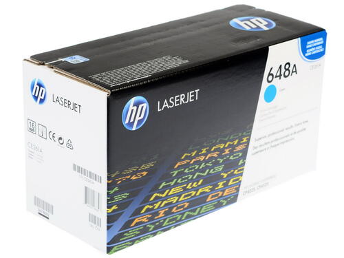 Купить Картридж лазерный HP 648A (CE261A) голубой, с чипом  0138397. Характеристики, отзывы и цены в Донецке