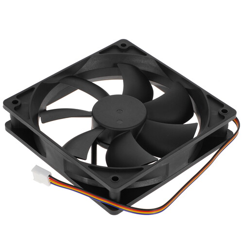 Купить Вентилятор Gembird [D12025HM-4] черный  5008441. Характеристики, отзывы и цены в Донецке