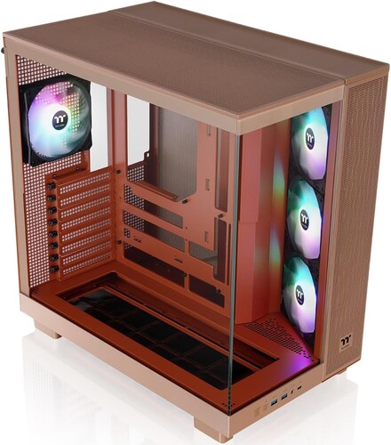 Купить Корпус Thermaltake View 380 XL TG ARGB Gravel Sand  5612983. Характеристики, отзывы и цены в Донецке
