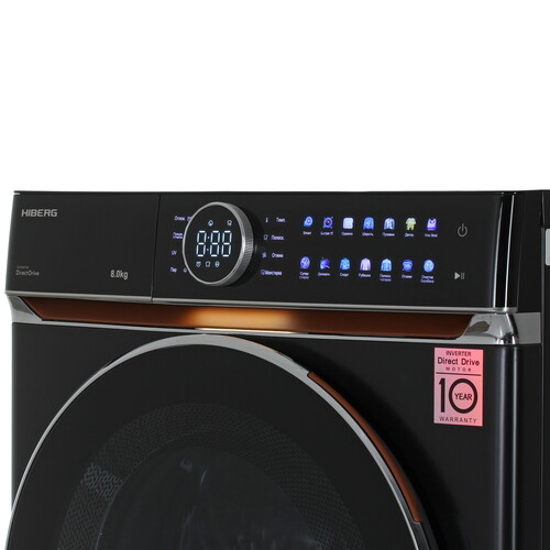 Купить Стиральная машина HIBERG i-DDQ10 - 814 B черный  9238398. Характеристики, отзывы и цены в Донецке