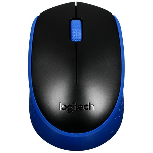 Купить Мышь беспроводная Logitech M171 [910-004644] синий  5053827. Характеристики, отзывы и цены в Донецке