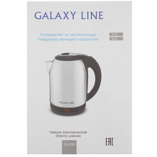 Купить Электрочайник GALAXY LINE GL 0329 серый  9221592. Характеристики, отзывы и цены в Донецке