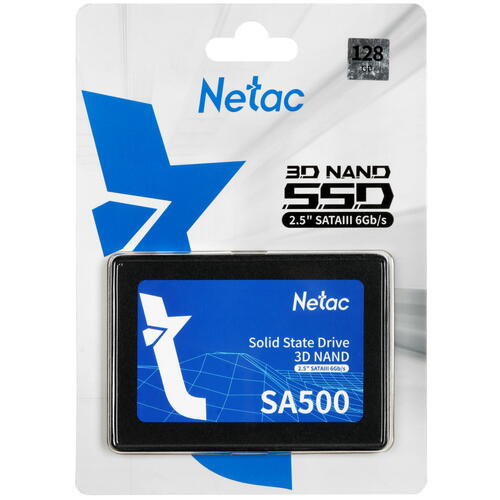 Купить 128 ГБ 2.5" SATA накопитель Netac SA500 [NT01SA500-128-S3X]  9906953. Характеристики, отзывы и цены в Донецке