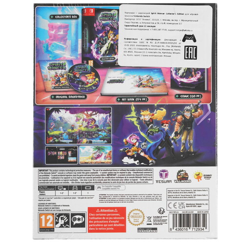 Купить Игра Spirit Mancer - Collector's Edition (Switch)  5611386. Характеристики, отзывы и цены в Донецке