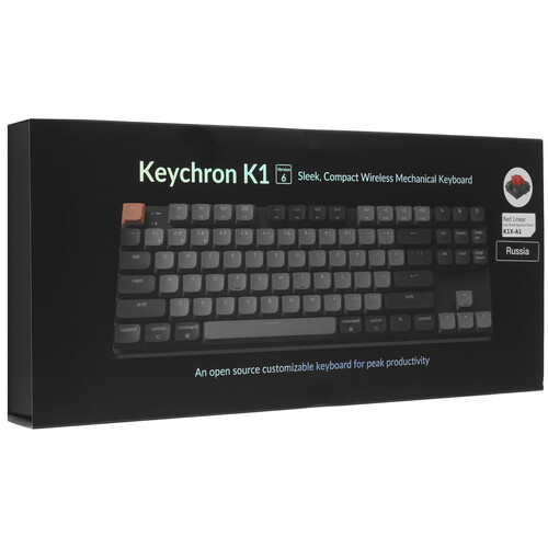 Купить Клавиатура  проводная + беспроводная Keychron K1 Version 6  9289555. Характеристики, отзывы и цены в Донецке