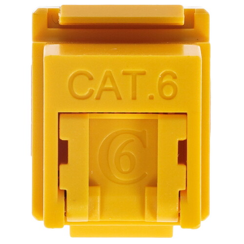 Купить Модуль Keystone Lanmaster LAN-OK45U6/180P-YL  9242124. Характеристики, отзывы и цены в Донецке