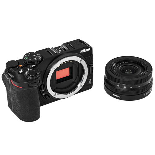 Купить Беззеркальный фотоаппарат Nikon Z 30 Kit 16-50mm DX VR черный  5408393. Характеристики, отзывы и цены в Донецке