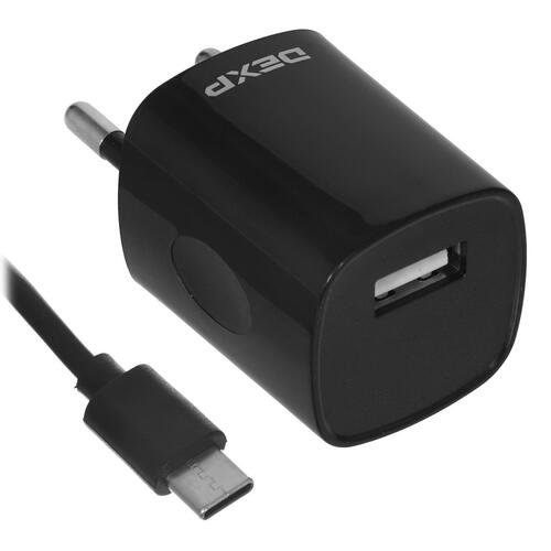 Купить Сетевое зарядное устройство DEXP IET002048 черный  1252642. Характеристики, отзывы и цены в Донецке