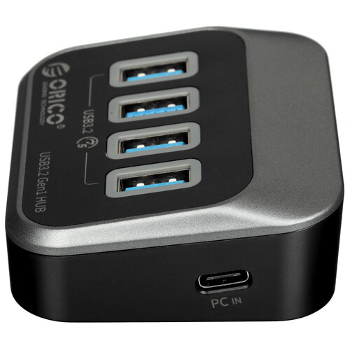 Купить USB-разветвитель ORICO M3U3-4A-05-BK-BP  5471156. Характеристики, отзывы и цены в Донецке