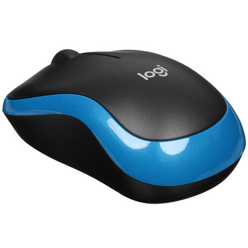 Купить Мышь беспроводная Logitech M185 Blue [910-002632] синий  5074576. Характеристики, отзывы и цены в Донецке