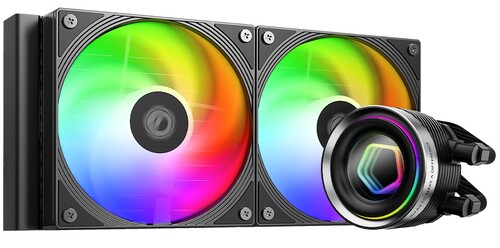 Купить Система охлаждения ID-COOLING FX240 INF черная  5485354. Характеристики, отзывы и цены в Донецке