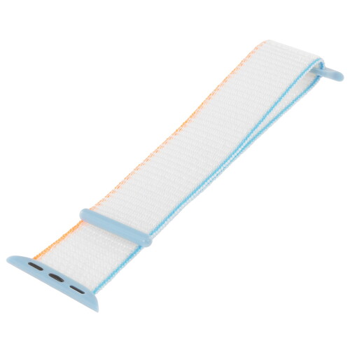 Купить Ремешок Lyambda для Apple Watch 38/ 40/ 41mm белый/оранжевый  4763674. Характеристики, отзывы и цены в Донецке