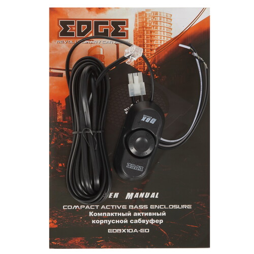 Купить Автосабвуфер активный EDGE EDBX10A-E0  5366965. Характеристики, отзывы и цены в Донецке