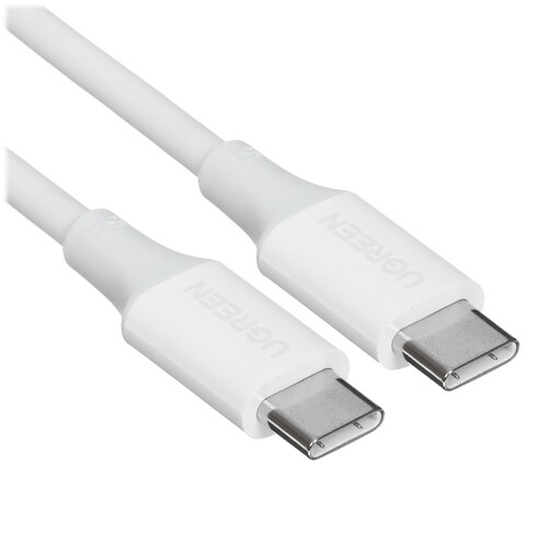 Купить Кабель круглый Ugreen USB Type-C - USB Type-C белый 1 м  9983456. Характеристики, отзывы и цены в Донецке