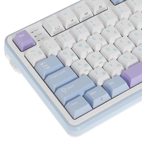 Купить Клавиатура проводная + беспроводная Royal Kludge RK-S98  9173833. Характеристики, отзывы и цены в Донецке