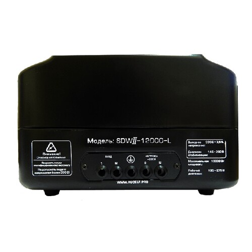 Купить Стабилизатор напряжения RUCELF SDW.II-12000-L  8105904. Характеристики, отзывы и цены в Донецке