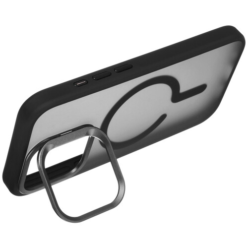 Купить Накладка  Aceline Protect Stand для Apple iPhone 15 Pro черный/прозрачный  9105956. Характеристики, отзывы и цены в Донецке