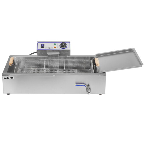 Купить Фритюрница Viatto EF-16L-TS серебристый  9126321. Характеристики, отзывы и цены в Донецке
