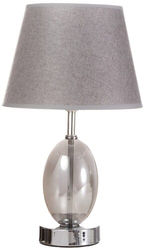 Купить Настольный светильник RISALUX Изольда серый  9176742. Характеристики, отзывы и цены в Донецке