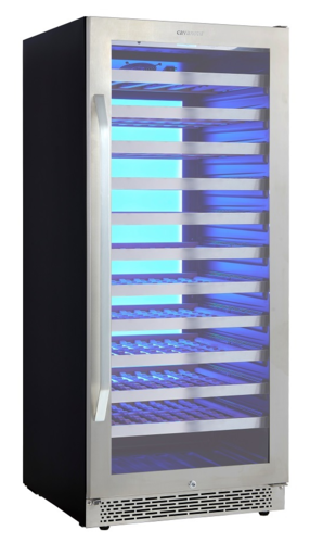 Купить Винный шкаф Cavanova CV102-1TL серебристый  9189163. Характеристики, отзывы и цены в Донецке