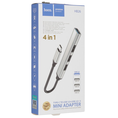 Купить USB-разветвитель Hoco HB26  9273141. Характеристики, отзывы и цены в Донецке