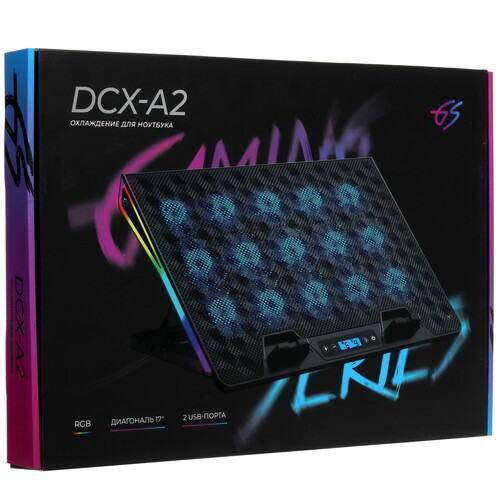 Купить Подставка для ноутбука DEXP Gaming Series DCX-A2 черный  9100489. Характеристики, отзывы и цены в Донецке