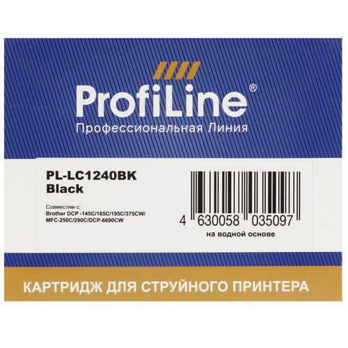 Купить Картридж ProfiLine PL-LC1240BK черный  9128984. Характеристики, отзывы и цены в Донецке