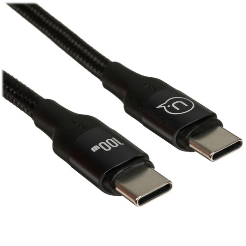 Купить Кабель круглый USAMS USB Type-C - USB Type-C черный 2 м  5480396. Характеристики, отзывы и цены в Донецке