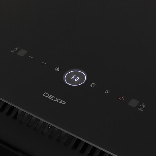 Купить Вытяжка наклонная DEXP CH60-DM0 черный/черный  9196549. Характеристики, отзывы и цены в Донецке