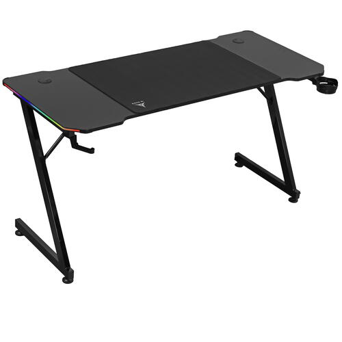 Купить Стол компьютерный ZONE 51 TRINE 140 RGB черный  9071074. Характеристики, отзывы и цены в Донецке