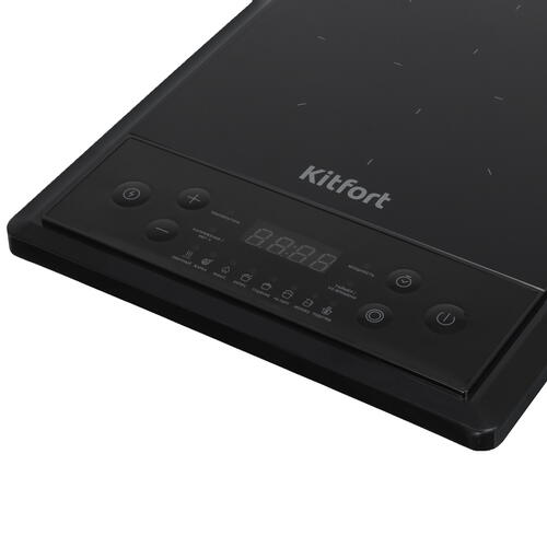 Купить Плита компактная электрическая Kitfort КТ-158 черный  9965036. Характеристики, отзывы и цены в Донецке