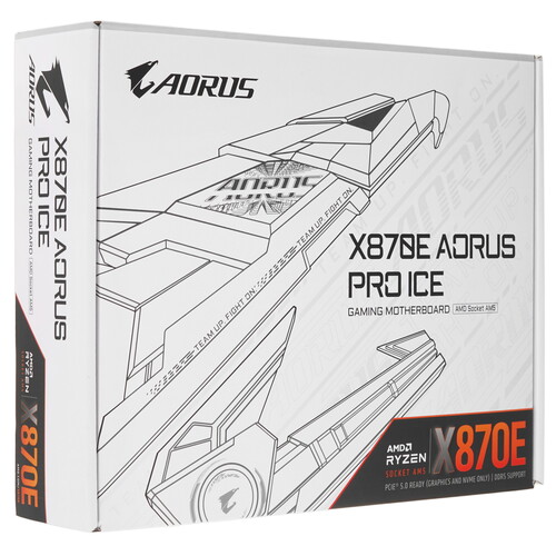 Купить Материнская плата GIGABYTE X870E AORUS PRO ICE  5492050. Характеристики, отзывы и цены в Донецке