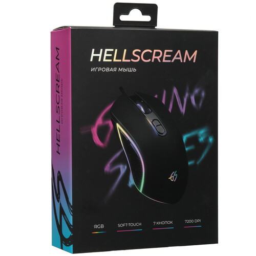 Купить Мышь проводная DEXP GS Hellscream  черный  5606202. Характеристики, отзывы и цены в Донецке
